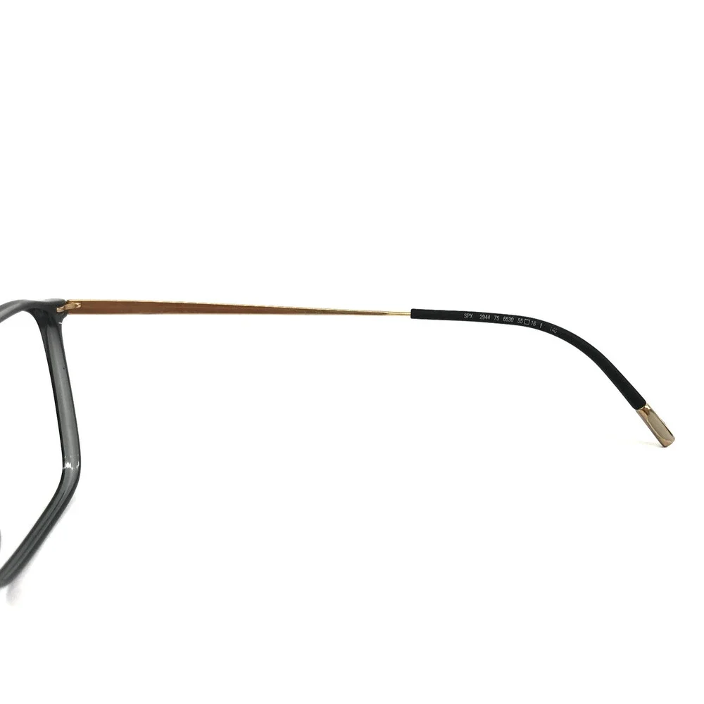 Silhouette Eyeglasses Frames SPX 2944 75 6530 Illusion Golden Gray 55-16-140